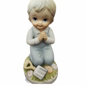 Homco Boy‎ Praying In the Garden FigurineGreat con